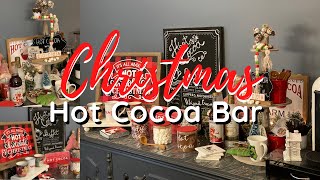 Christmas Decorate With Me  Christmas Hot Cocoa And Coffee Bar Decor Ideas