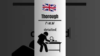 How to Pronounce Thorough in English-British Accent  #britishpronounciation #britishaccent