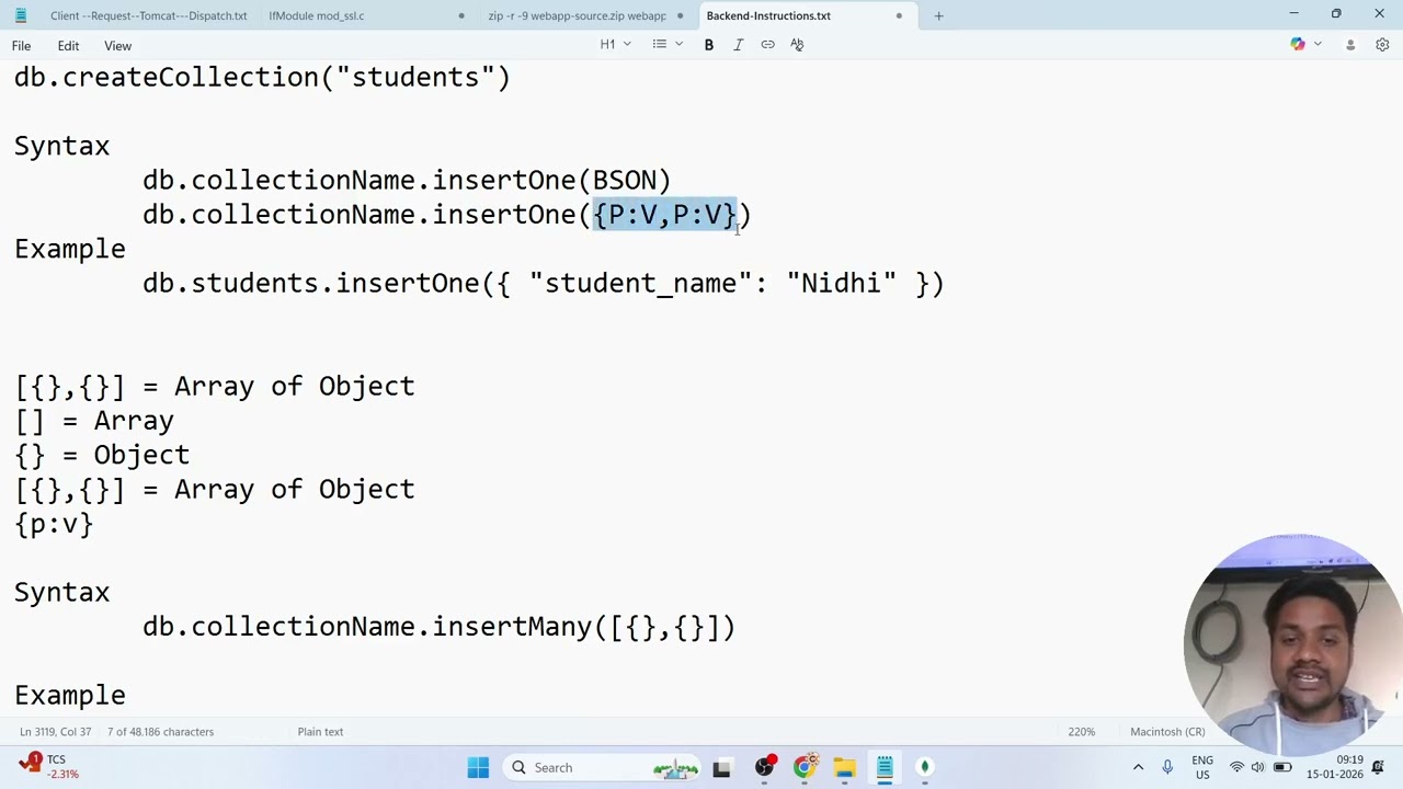 Lecture 6 - Mongodb Continue