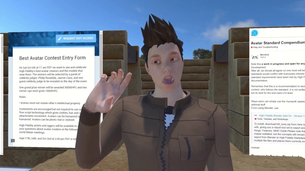 High Fidelity VR Maker Meeting [ Space Navigator ] 24th ‎September 2018