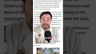BREAKING NEWS: Censoring of FDA AND CDC?!?  #fda #cdc #healthcare