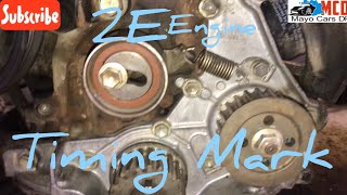 How to Fix timing belt✅2E-EFI Engine 12-Valve 1300cc Toyota XLI 1994