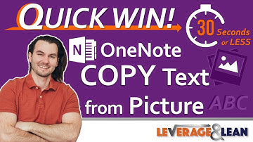 OneNote Copy Text from Picture [Quick Win!!!]