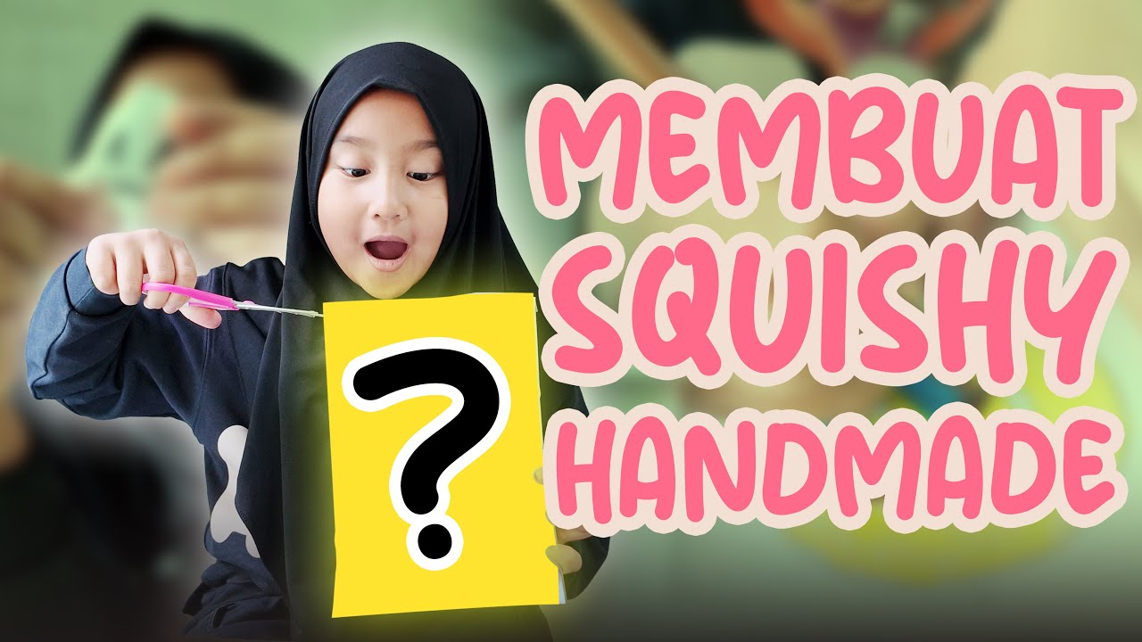 CARA MEMBUAT SQUISHY SEDERHANA DI RUMAH! BAHAN DAN ALATNYA GAK SUSAH GUYS!