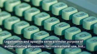Streamlined Apostille and Authentication Services by Secretary of State