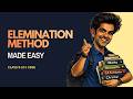 Elimination Method | Class 9-10 Maths, CA Foundation &amp; CUET