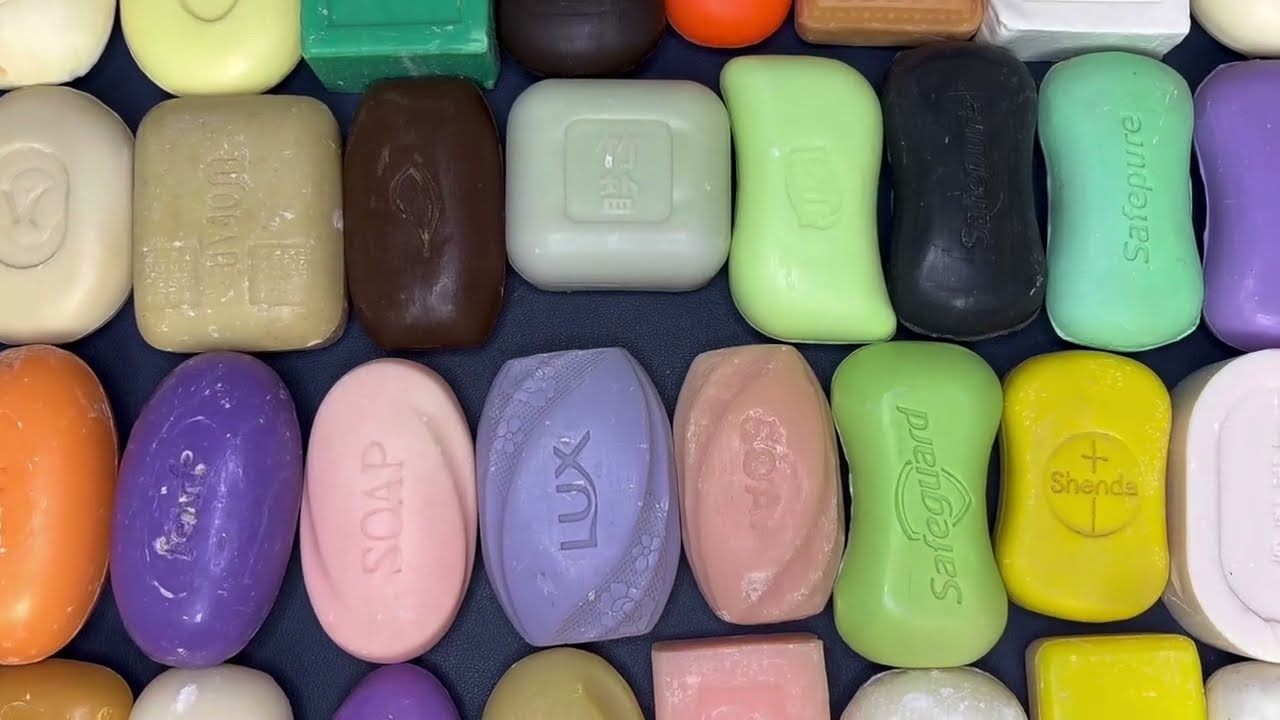 ASMR Soap Cutting Dry Soap Cutting ASMR Satisfying Sound ASMR No Talking Crispy Lovely Vintage Soap