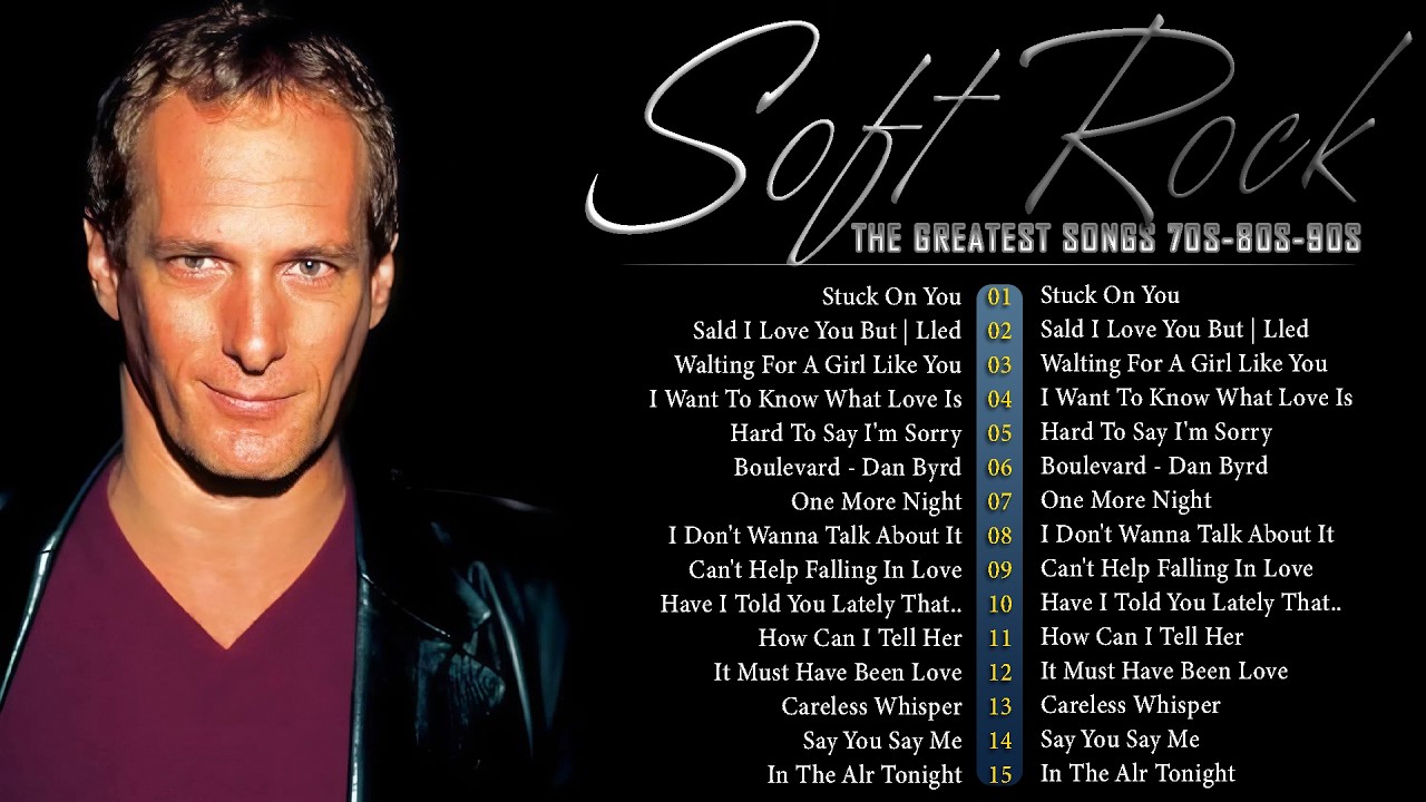 Michael Bolton, Phil Collins, Elton John, Lionel Richie, Foreigner🎶Old Love Songs 70s,80s,90s