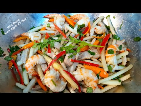 Video cách làm GỎI NGÓ SEN TÔM THỊT món ăn ngon đón tết -... - youtube
