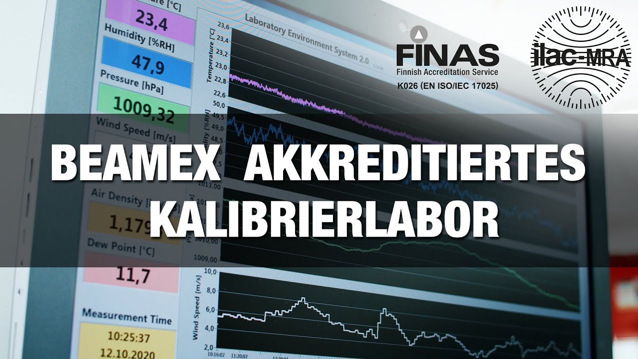 Beamex akkreditiertes Kalibrierlabor – seit 1993 nach ISO 17025 akkreditiert