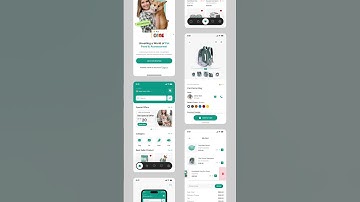 Pet Food and Accessories Shop Mobile App UIUX Design | Figma Design | App Design | Mobile App UIUX