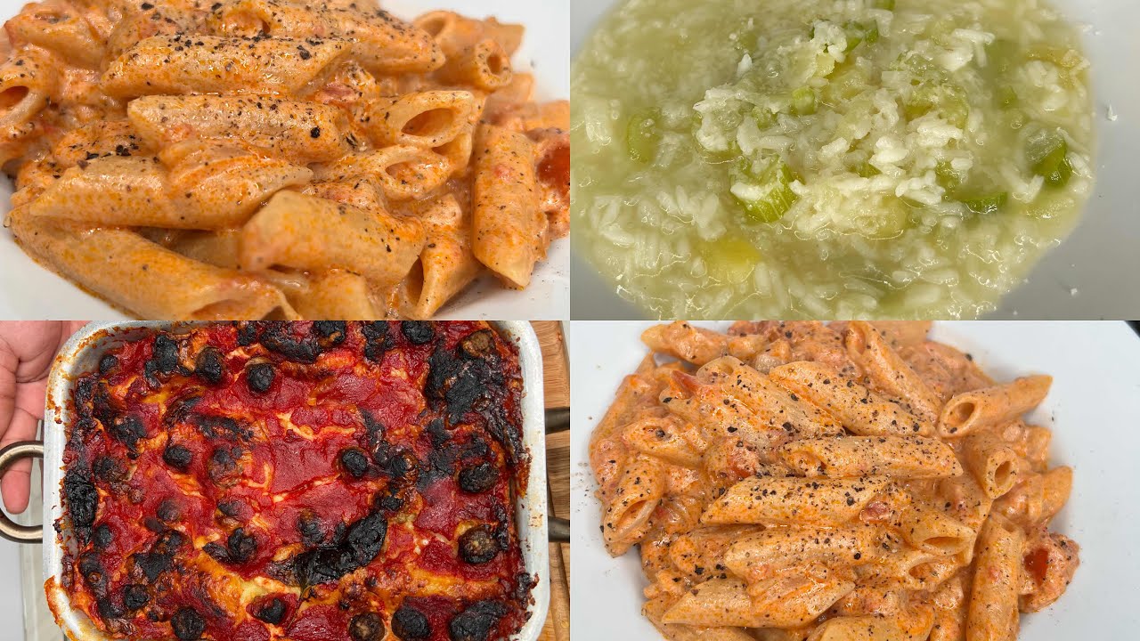 Pasta del maresciallo pomodoro, panna e pancetta Lasagne 😋 MINESTRA DI