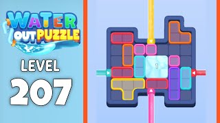 Water Out Puzzle level 207 solution 