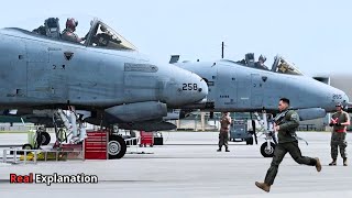 Insane Action of US Air Force A-10 Warthog Pilot Rushing and Action in the Red Sea