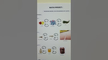 Working model of conversion of  measurement units! Maths project