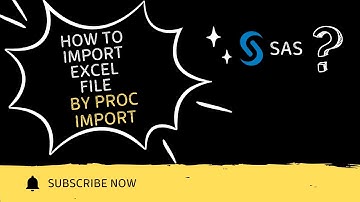 How to Import Excel File in SAS using PROC IMPORT  SAS Tutorial in Hindi