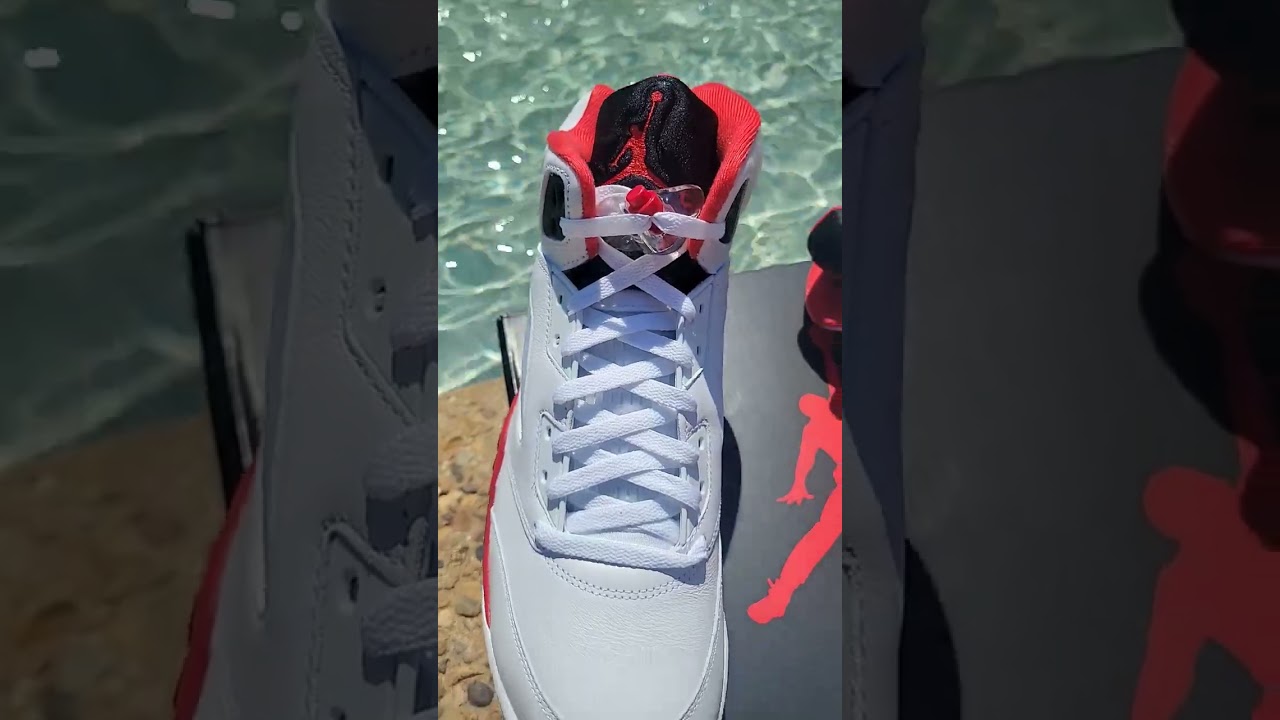 Air Jordan 5'Fire Red' Black Tongue 2025! 🔥 