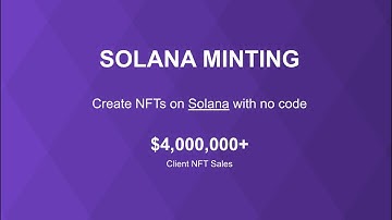 Mint NFTs on Solana with No Code!