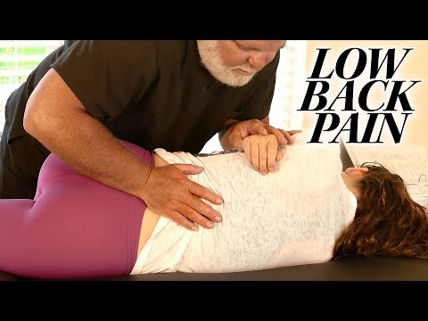 Chiropractic Adjustment & Tips For Low Back Pain, Psoas Hip Chiro Demonstration By Dr. Echols