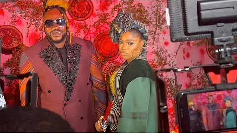 Odunlade Adekola and Eniola Ajao GRAND ENTRANCE For The Premiere Of LAKATABU| Odunlade Adekola