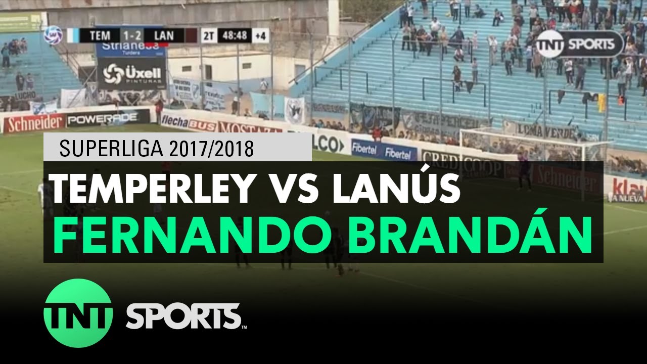 Fernando Brandán (2-2) Temperley vs Lanús | Fecha 22 - Superliga ...