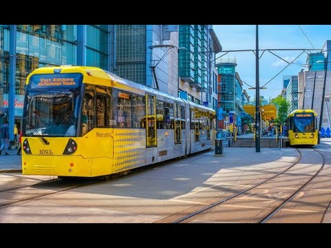 Manchester to Rochdale by Tram (Return Journey Only £4.90) 4K UK VLOG TOUR
