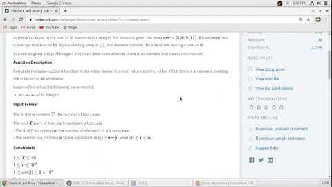 Sherlock and  Array Hacker Rank Solution in C Programming