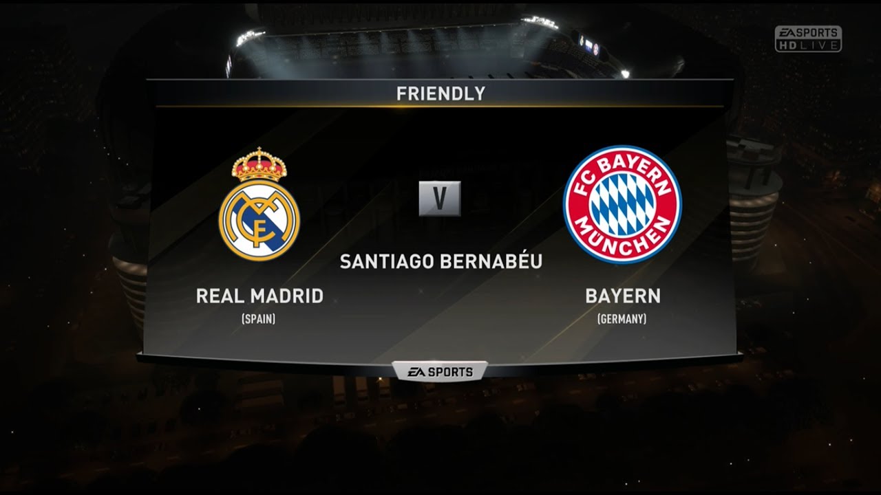 Fifa 18 Real Madrid vs Bayern Munich Xbox One Full Match Gameplay