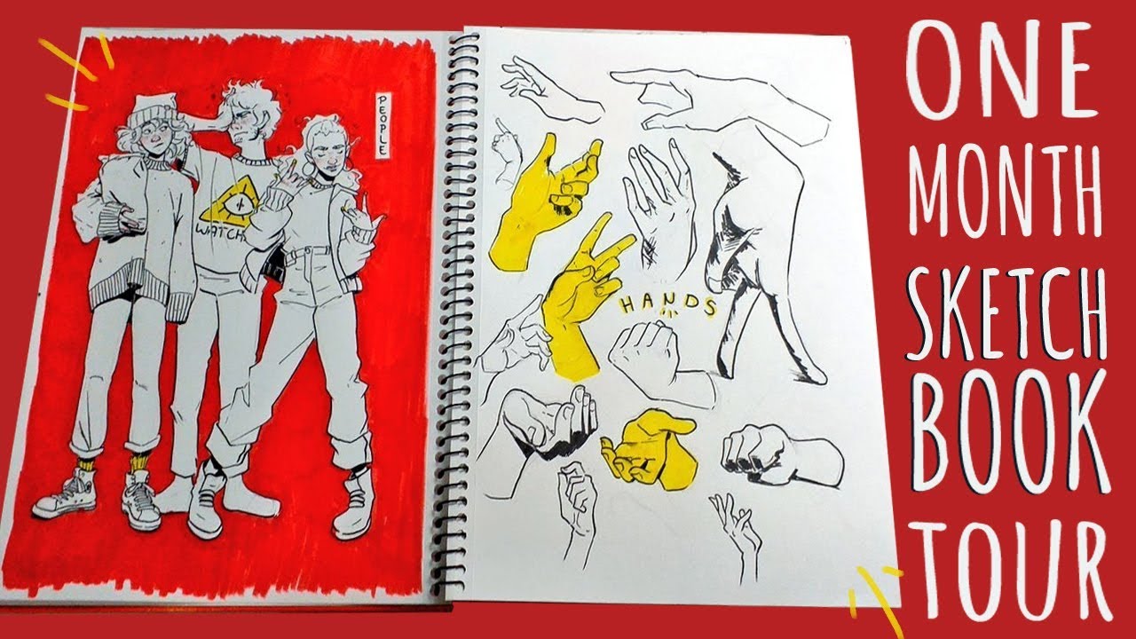 One Month Sketchbook Tour - April 2020