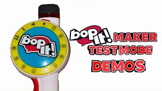 Bop It Maker Test Mode Demonstrations