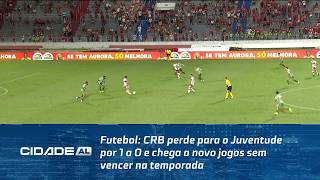 Futebol: CRB perde para o Juventude por 1 a 0 e chega a novo jogos sem vencer na temporada