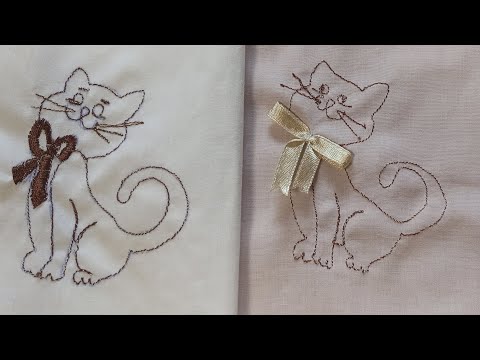 Вышивка на простой бытовой швейной машинке