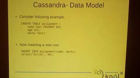 Introduction to Casandra