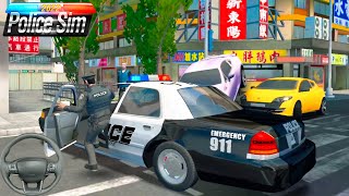 Police Sim 2022 - Police Car Driving Officer Simulator - Android Gameplay