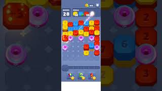Throw Blocks Level 54 Shoot Merge Mobile Gameplay