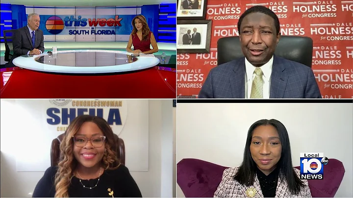 Sheila Cherfilus-McCorm...  Dale Holness and Anika...