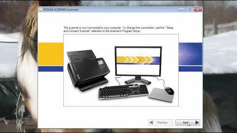 Kodak i11xxWN - Configuring the PC to connect to the scanner