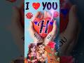 Tere Naam🥖H letter video❣️|| art drawing design status💌|| #trendingshorts #artshorts #vairalvideo HD