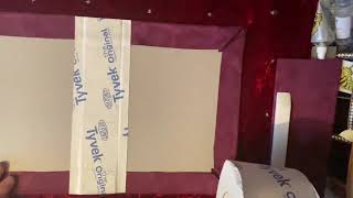 Bite Size 5 - Making the base for a Junk Journal Cover ( using Tyvek tape)
