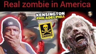 ?Big problem The VIRAL Truth of ZOMBIES Walking down on Philadelphias Street/ deaf sign language