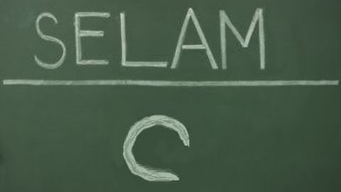 C DERSLERİ - 1 - SELAM C!