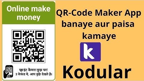 Create QR Code Scanner App Kodular