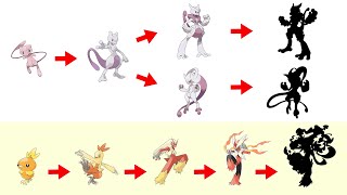 Super Mega Pokemon Evolution - Blaziken, Mewtwo X, Y