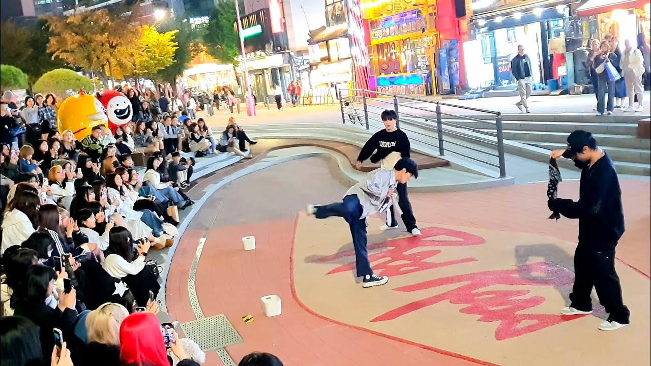 [STREET ARTIST] T:EV. INTERACTIVE HONGDAE BUSKING. 241028.