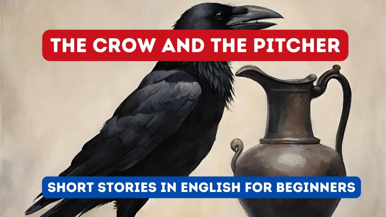 FABLE - 10 : THE CROW AND THE PITCHER / Learn English With Fairy Tales ...