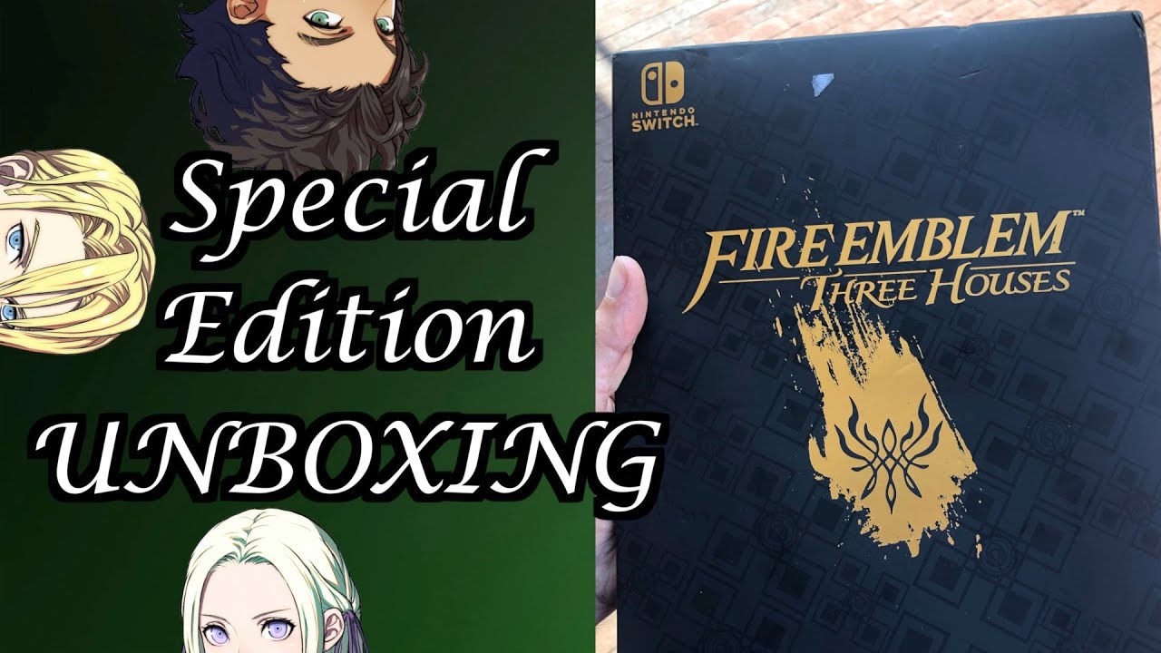 Fire Emblem Three Houses Special Edition Unboxing Youtube