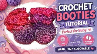 How to Crochet Crocodile Stitch Booties