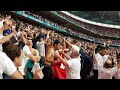 ENGLAND FANS SINGING 'SWEET CAROLINE' AFTER ENGLANDS 2-0 WIN AGAINST GERMANY IN THEIR EURO 2020 GAME