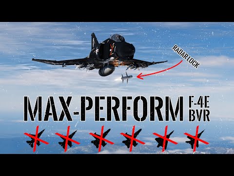 How to Max Perform the F-4E in BVR with sparrows | DCS