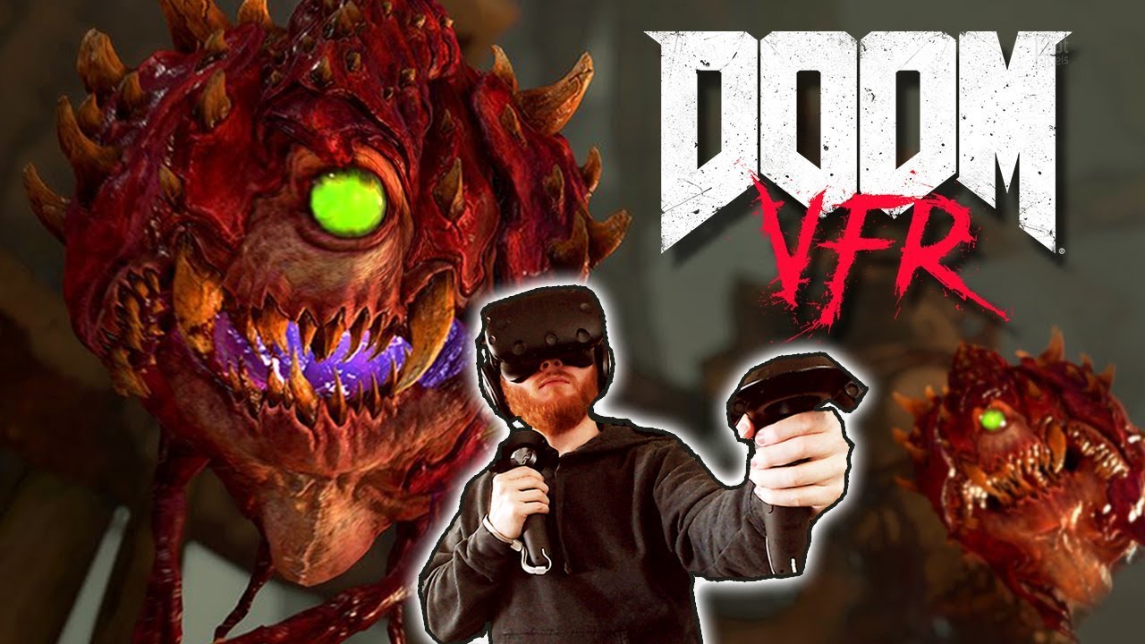 DOOM VFR gameplay - Bethesda's teleportation-based VR shooter